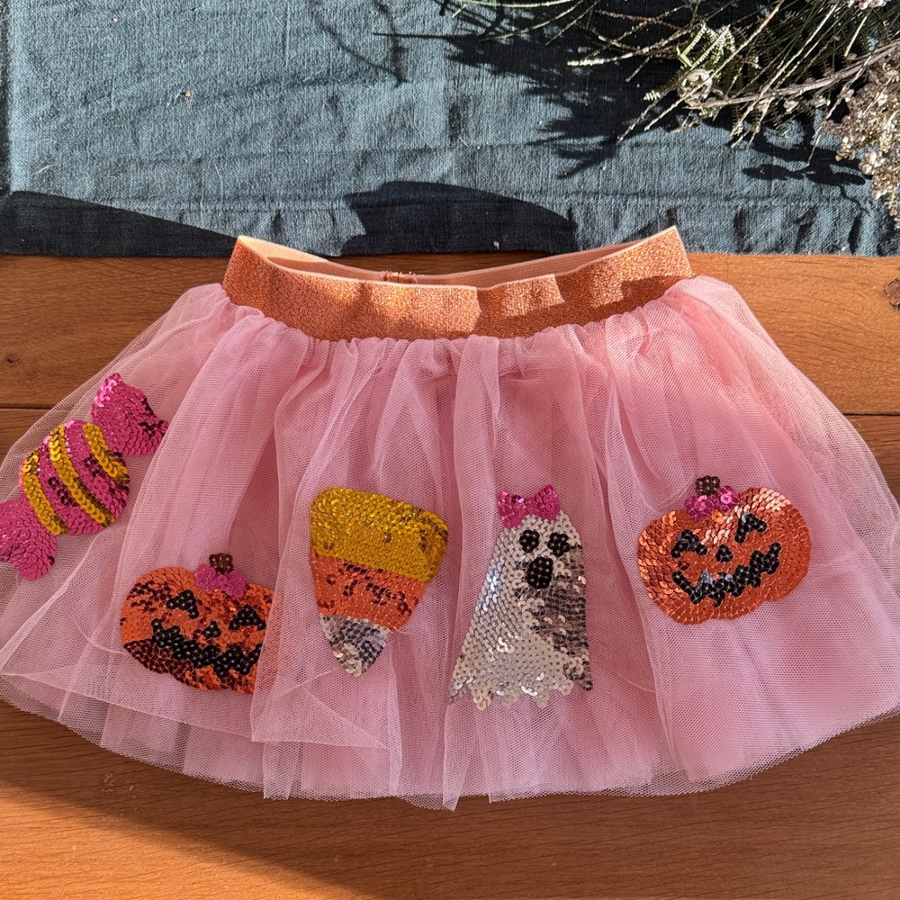 Mud Pie Pink Halloween Tutu - Picture 3 of 3